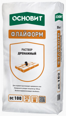 картинка Дренажный раствор Основит Флайформ DC100 25 кг
