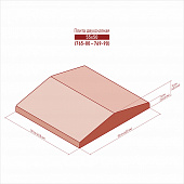 картинка Плита 2-х скатная 765-10 (55x50)